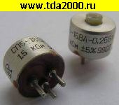 резистор подстроечный резистор СП5-16ВА 0,25Вт 3,3 кОм 5% 5пз подстроечный