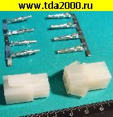 Разъём штекер+гнездо Разъём Комплект MFA (шт.+гн.) 4выв.