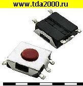 кнопка тактовая Кнопка 6.1x6.6мм шток 2.5мм KAN0647-0311B (4pin) smd тактовая