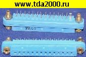 Разъём МР Разъём МРН14-1 пластик синие Розетка