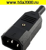 Низкие цены Разъём 220в SCZ гнездо на кабель AC-101/K2416