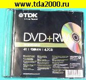 разное Оптический диск TDK DVD+RW 4.7 GB(4x),slim