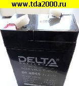 Аккумулятор свинцовый Аккумулятор 4в 4,5Ач Delta DT4045 свинцовый