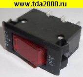 Предохранитель для удлинителей Брейкер 15А клавишный KGZ-06/N RED (M116-B120 16A (CBLS2A16)) (BREAKER-автоматический выключатель для фильтра или удлинителя)