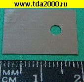 подложка Подложка 19х13мм для to220 (прокладка резиновая) изолирующая теплопроводная металл