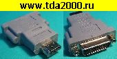 Компьютерный шнур HDMI штекер~DVI-D гнездо Переходник пластик