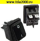 Переключатель клавишный Клавишный 30х22 4pin SB089 IP65 on-off 22x30mm выключатель рокерный (Переключатель коромысловый)