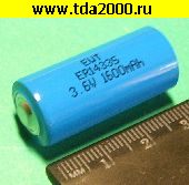 Аккумулятор цилиндрический литиевый Элемент (14335) ER14335 EWT (2/3AA, 1600mAh, Li-SOCl2) Minamoto аккумулятор 3,6в