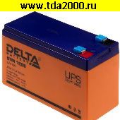 Аккумулятор свинцовый Аккумулятор 12в 9Ач Delta DTM1209 (151х65х94) свинцовый