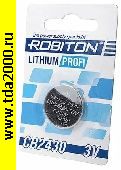 Батарейка CR Батарейка литиевая CR2430 Robiton