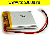 Аккумулятор Аккумулятор 3,7в 2500мАч Li-Pol 104050 с разъемом