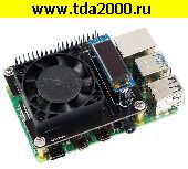 Радиоконструктор АВ Raspberry Pi 4B 3B + охлаждающий вентилятор, контроль температуры, плата расширения, корпус RGB, мониторинг в реальном времени