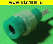Разъём Банан Разъём Банан гнездо Г1.6 зеленый