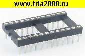панель для микросхем Панелька dip -24-широкая SCSМ с шагом 2,54мм цанговая для микросхем