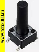 Кнопка Кнопка Кн01 smd 6х6х21 smd11мм шток 17,2мм тактовая