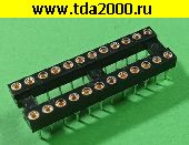 панель для микросхем Панелька dip -24-узкая SCSМ с шагом 2,54мм цанговая для микросхем