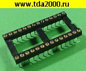 панель для микросхем Панелька dip -28-широкая SCSМ с шагом 2,54мм цанговая для микросхем