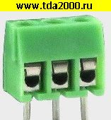 Аккумулятор Клеммник на плату 3pin шаг 3,5мм KF350-3P