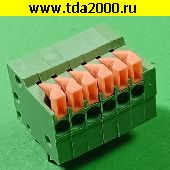 Низкие цены Клеммник на плату Разъём Клеммник 6pin шаг 2,54мм KF141-2x6P терминальный блок  (колодка на плату для провода под винт)