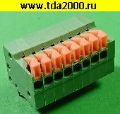 Низкие цены Клеммник на плату Разъём Клеммник 8pin шаг 2,54мм KF141-2x8P терминальный блок  (колодка на плату для провода под винт)