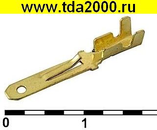 ft014558.jpg Разъём Клемма ножевая 2,8 DJ611-2.8A.B вилка — изображение 1