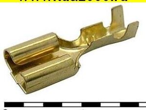 Клемма ножевая Разъём 6,3 DJ626-6.3C розетка