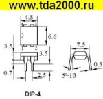 LTV814 dip -4 (см.PC814) оптрон — изображение 2
