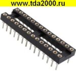 Панелька dip -28-узкая SCSМ (TRS-28) цанговая для микросхем — изображение 3