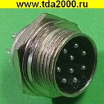 Разъём цилиндрические малогабаритный Разъём Цилиндрический малогабаритный GX16 16M-9 штекер+гнездо — изображение 4