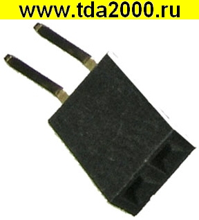 Разъём для плат 2.54мм PBS-1x02R (PBS-02R)шаг 2.54 мм