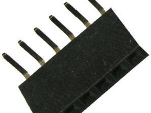 Разъём для плат 2.54мм PBS-1x06R (PBS-06R)шаг 2.54 мм