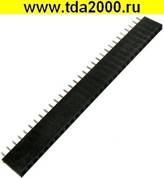 Разъём для плат 2.54мм PBS-1x30 (PBS-30) шаг 2.54 мм