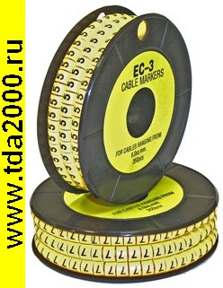 Маркер на кабель EC-3-0 (ECM-3) (350шт)