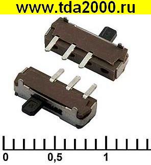 Переключатель SMD IS-1270N движковый