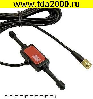 Антенна GSM JCYJ9018 (3m RG174) SMA-P