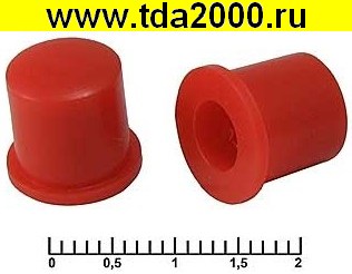 Кнопка Колпачек для кнопки A22 Red