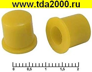 Кнопка Колпачек для кнопки A22 Yellow
