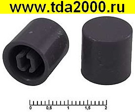 Кнопка Колпачек для кнопки A26 Black