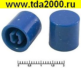 Кнопка Колпачек для кнопки A26 Blue
