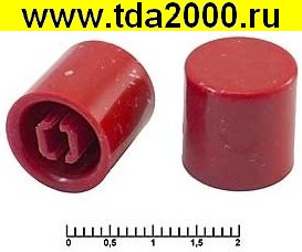 Кнопка Колпачек для кнопки A26 Red
