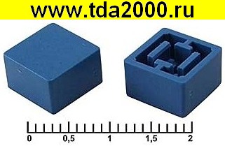 Кнопка Колпачек для кнопки A27 Blue