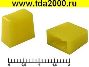 Кнопка Колпачек для кнопки A10 Yellow