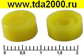 Кнопка Колпачек для кнопки A17 Yellow