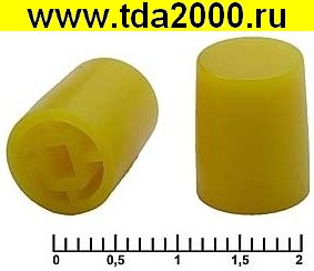 Кнопка Колпачек для кнопки A19 Yellow