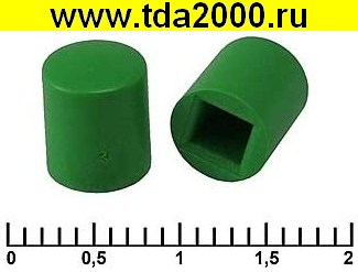 Кнопка Колпачек для кнопки A20 Green