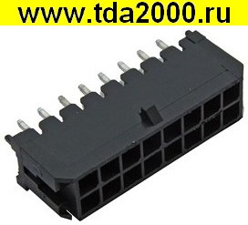 Разъём Питания низковольтный MMF-2x8S pitch 3.0 mm