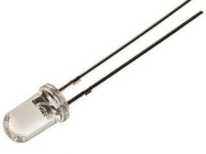 Светодиод мощный 8000mcd 3,4в 5RBWC 15d