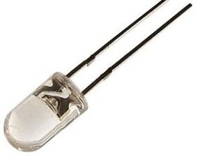 Светодиод мощный бело-синий? 14000mcd 6500K 3,4в 5RWWC 15d