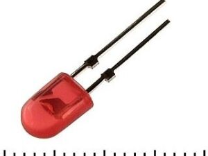 Светодиод мощный 800mcd 2,3в 3ORD 70/35d