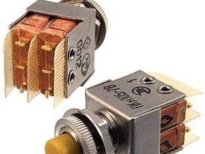 Кнопочный ПКН105-7В (ЖЕЛТЫЙ) переключатель